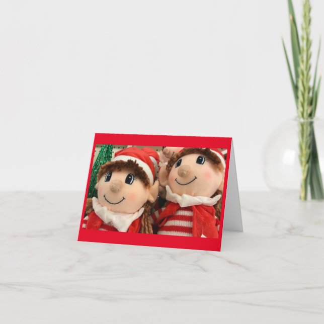 CARTES POUR FÊTES ANNUELLES LES VACANCES NE SERAIENT PAS JEUX SANS "VOUS" (Devant)