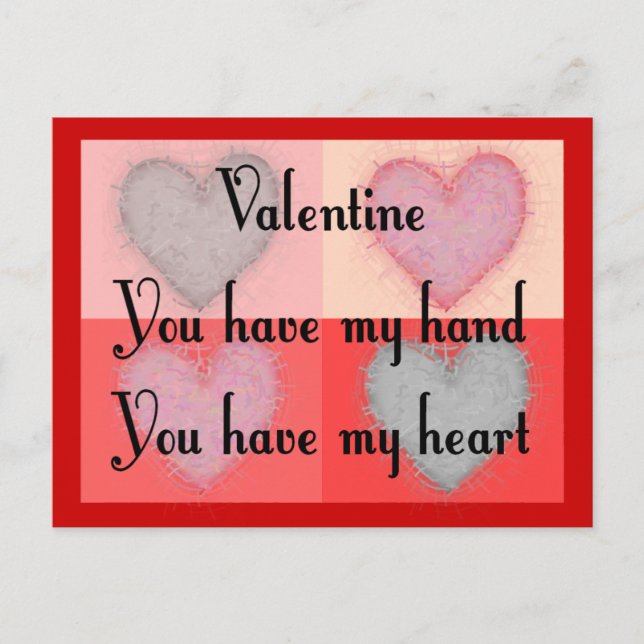 Cartes Pour Fêtes Annuelles Lesbian Valentine Cadeaux "You Have My Heart" (Devant)