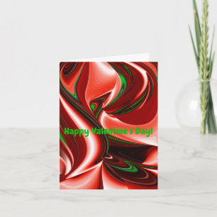Cartes Pour Fêtes Annuelles L'esprit de l'amour et de l'espoir Abstrait 3D Rai