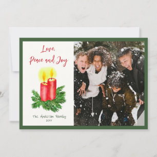 Cartes Pour Fêtes Annuelles L'esprit de Noël Aimer la paix et la joie Photo