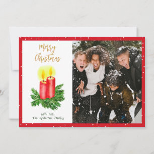 Cartes Pour Fêtes Annuelles L'esprit des bougies de l'Avent de Noël Photo