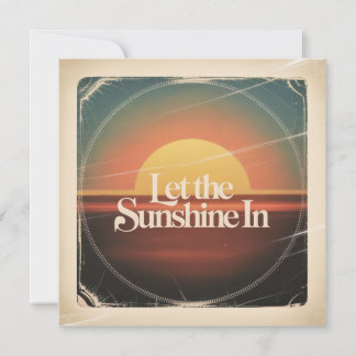 Cartes Pour Fêtes Annuelles Let The Sunshine In