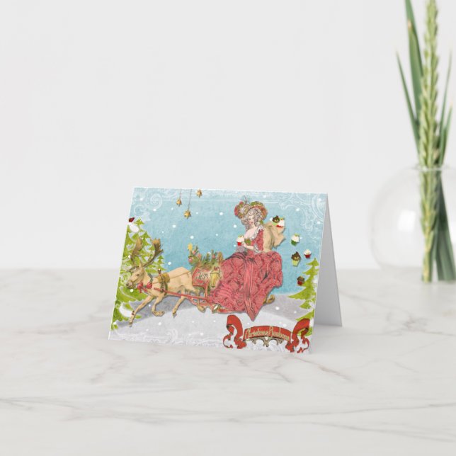 Cartes Pour Fêtes Annuelles Let Them Eat Cupcakes (Devant)