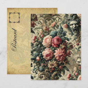Cartes Pour Fêtes Annuelles L'éternité suffit souvent - Gothique Floral Design