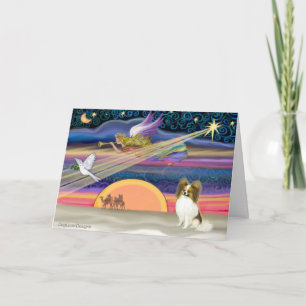Cartes Pour Fêtes Annuelles L'Étoile de Noël - Papillon (fawn #5)