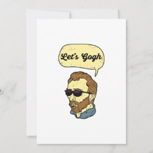 Cartes Pour Fêtes Annuelles Let's Gogh Van Gogh