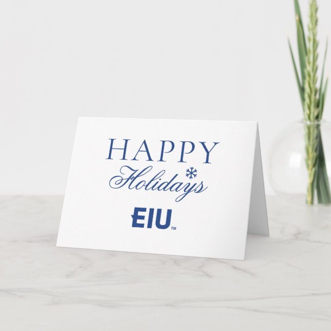 Cartes Pour Fêtes Annuelles LETTRE bloc EIU (Devant)