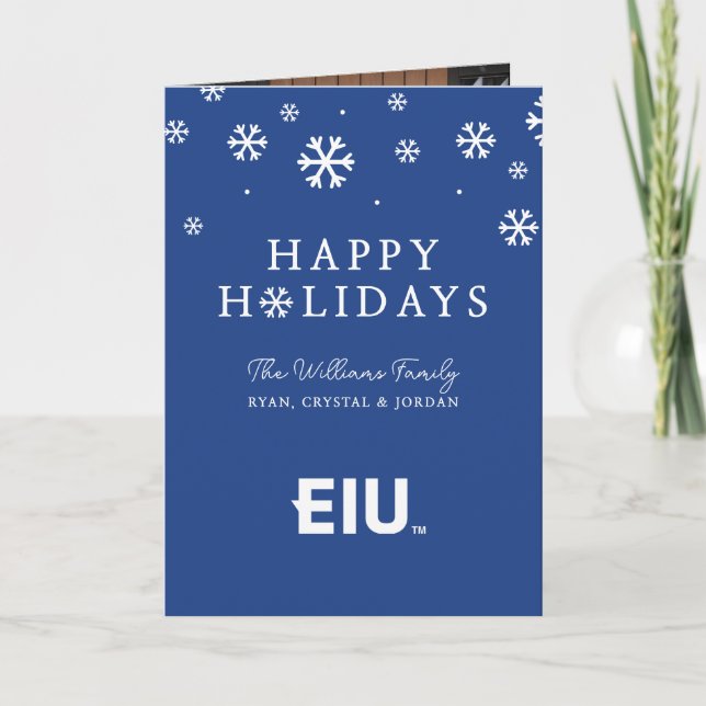 Cartes Pour Fêtes Annuelles LETTRE bloc EIU (Devant)