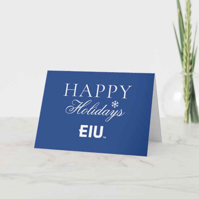 Cartes Pour Fêtes Annuelles LETTRE bloc EIU (Devant)