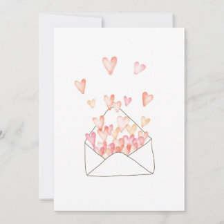 Cartes Pour Fêtes Annuelles Lettre d'amour