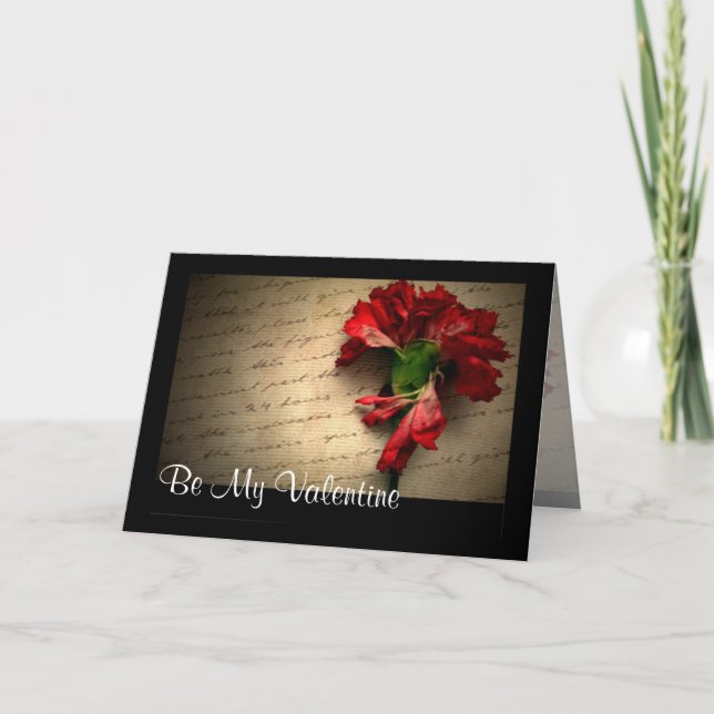 Cartes Pour Fêtes Annuelles Lettre d'amour - customisée (Devant)