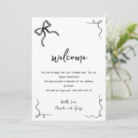 Lettre mariage de bienvenue - Itinéraire