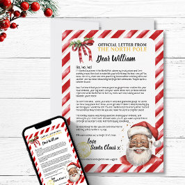 Cartes Pour Fêtes Annuelles Lettre Personnalisée Amusante et Gentille pour le 