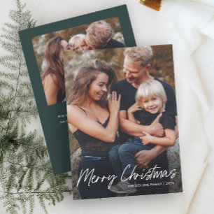 Cartes Pour Fêtes Annuelles Lettre simple Joyeux Noël 2 Photo