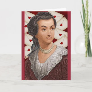 Cartes Pour Fêtes Annuelles Lettres d'amour d'Abigaïl Adams