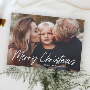 Cartes Pour Fêtes Annuelles Lettres modernes Joyeux Noël 2 Photo