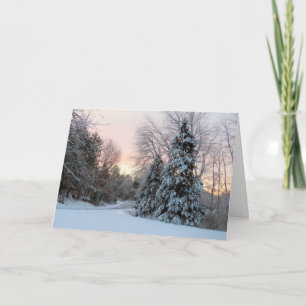 Cartes Pour Fêtes Annuelles Lever de soleil du New Hampshire