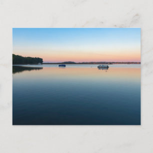 Cartes Pour Fêtes Annuelles lever du soleil du lac champlain dans la baie de s