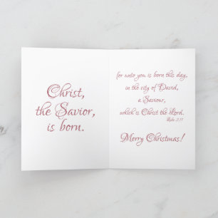 Cartes Pour Fêtes Annuelles Lever un Hallelujah Christ est né Noël