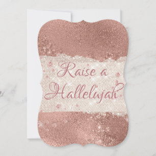 Cartes Pour Fêtes Annuelles Lever un Hallelujah Christ est né Noël