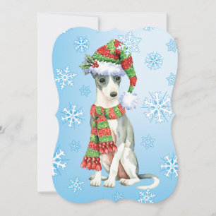 Cartes Pour Fêtes Annuelles Lévrier italien heureux de Howlidays
