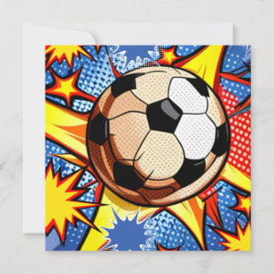 Cartes Pour Fêtes Annuelles L'explosion du football