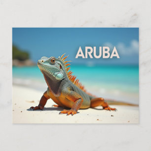Cartes Pour Fêtes Annuelles Lézards arubais géniaux 