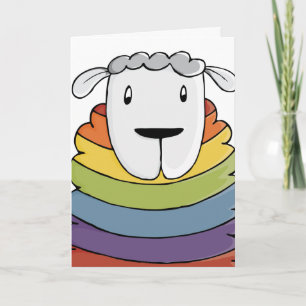 Cartes Pour Fêtes Annuelles LGBT Saint Valentin Mouton fierté