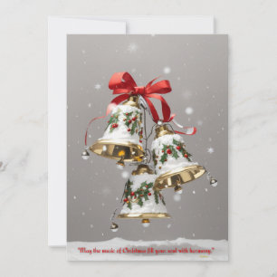 Cartes Pour Fêtes Annuelles L'harmonie de Noël : Que la musique remplisse votr