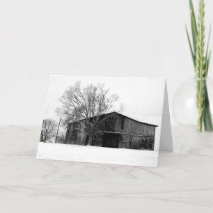 Cartes Pour Fêtes Annuelles L'Hiver Dans Le Bluegrass