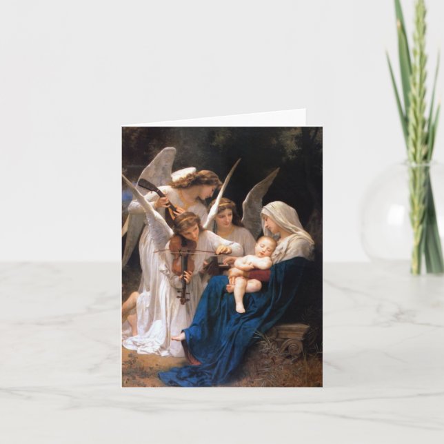 Cartes Pour Fêtes Annuelles L'Hymne de Virgin (Devant)