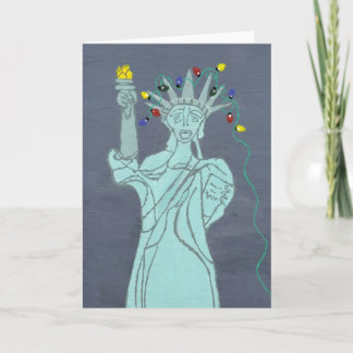 Cartes Pour Fêtes Annuelles Liberté dans les lumières