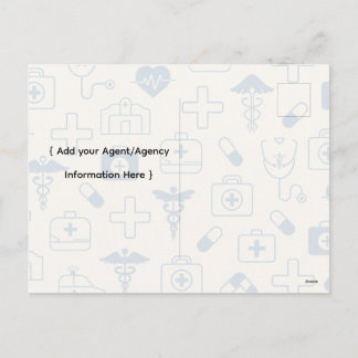 Cartes Pour Fêtes Annuelles Licensed Insurance Agent Marketing Postcard – 2026