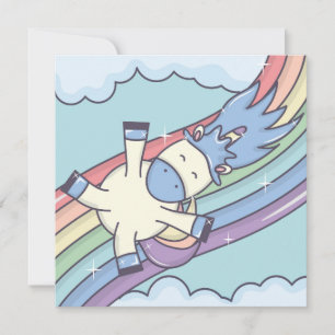 Cartes Pour Fêtes Annuelles Licorne