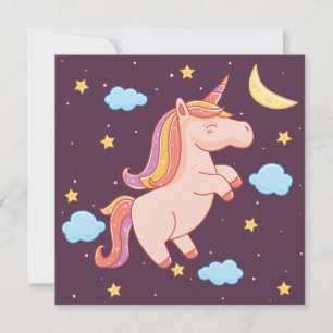 Cartes Pour Fêtes Annuelles Licorne
