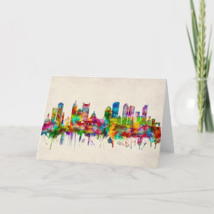 Cartes Pour Fêtes Annuelles Ligne aérienne du Massachusetts de Boston