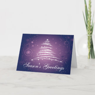 Cartes Pour Fêtes Annuelles Ligne arbre de Bonnes Fêtes de Noël