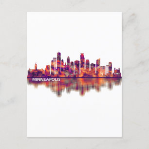 Cartes Pour Fêtes Annuelles Ligne du Minneapolis