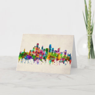 Cartes Pour Fêtes Annuelles Ligne du Minneapolis