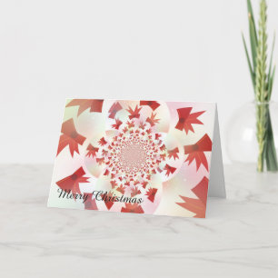 Cartes Pour Fêtes Annuelles Lignes rouges torsadées modernes