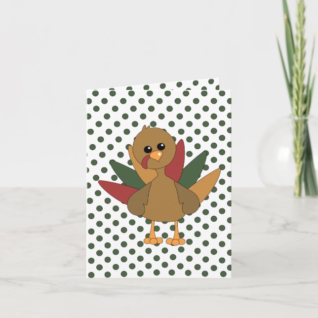 Cartes Pour Fêtes Annuelles Lil mignon Turquie (Devant)