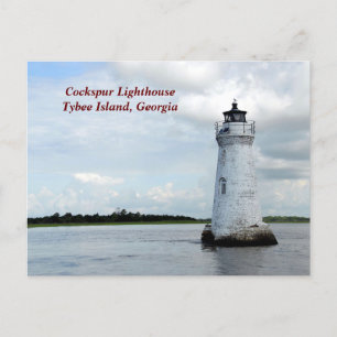 Cartes Pour Fêtes Annuelles L'île historique de Tybee, Phare de Géorgie