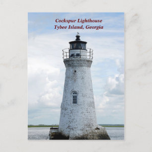 Cartes Pour Fêtes Annuelles L'île historique de Tybee, Phare de Géorgie