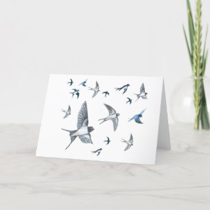 Cartes Pour Fêtes Annuelles L'Illustration De L'Avalière Volante