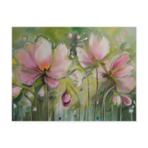 Lily sur l'Arrière - plan vert jaune