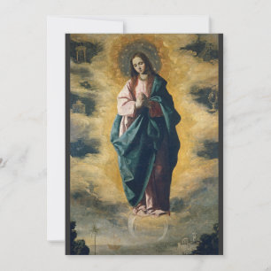 Cartes Pour Fêtes Annuelles L'Immaculée Conception Radiance Céleste Art