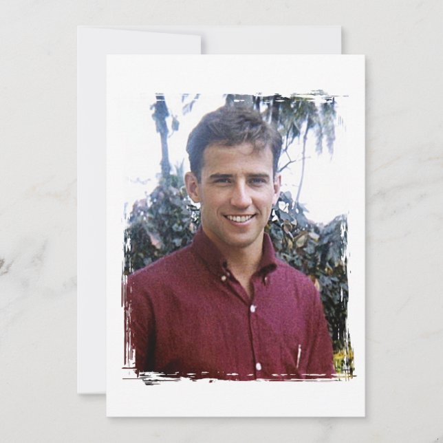 Cartes Pour Fêtes Annuelles L'inauguration du Young Joe Biden (Devant)