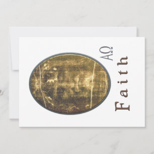 Cartes Pour Fêtes Annuelles Linceul de Turin