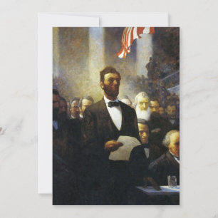 Cartes Pour Fêtes Annuelles Lincoln a sauvé l'Union