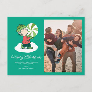 Cartes Pour Fêtes Annuelles Linus Bonbon à la Menthe